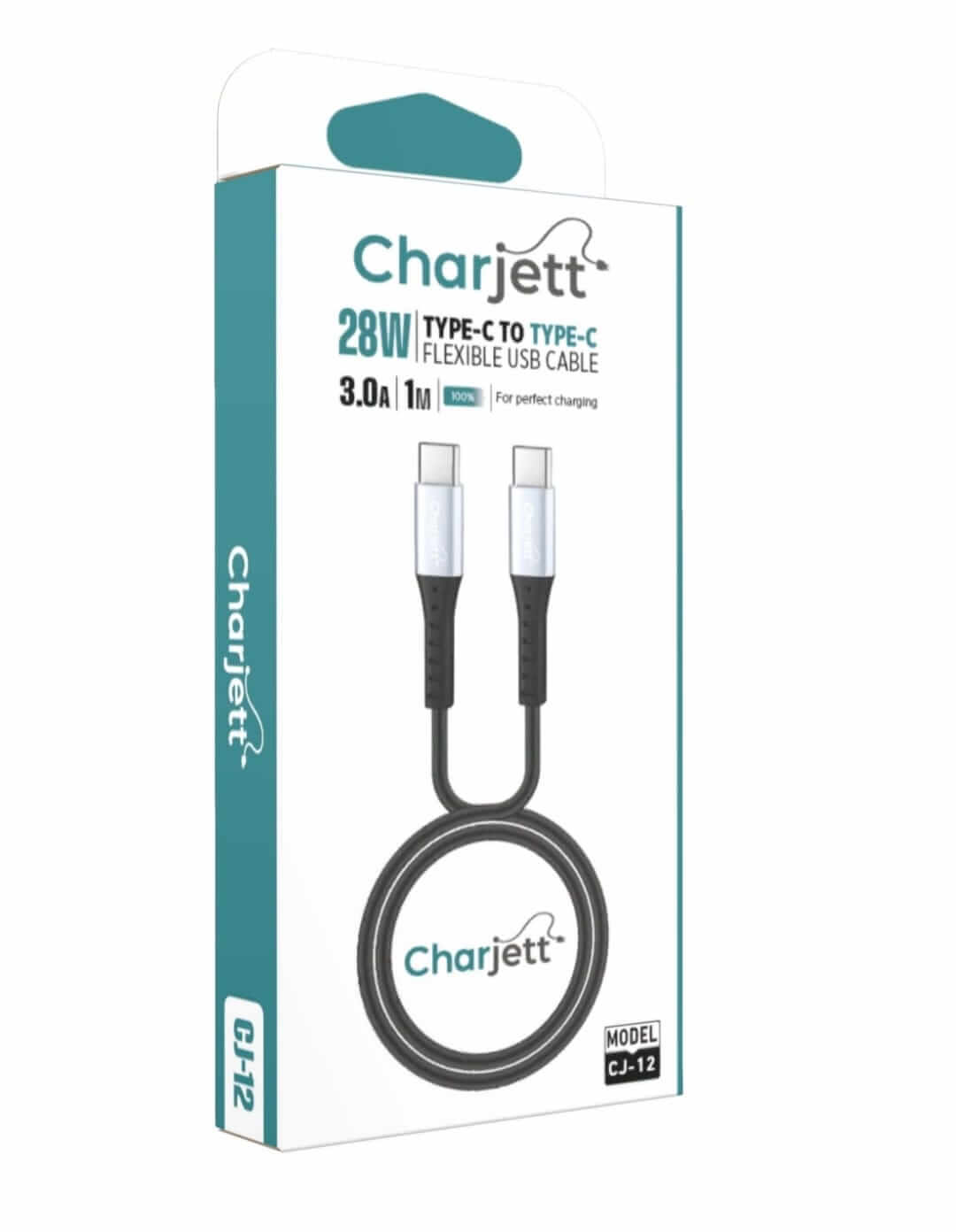 Charjett USB Type-C zu USB Type-C Ladekabel
