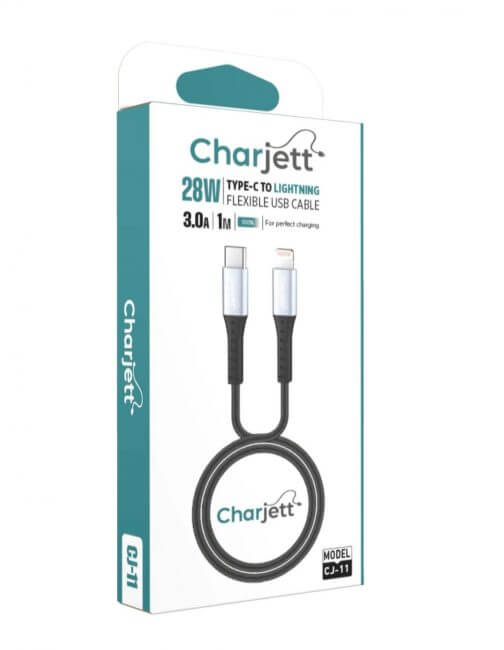 Charjett Type-C zu 8-Pin Apple Ladekabel